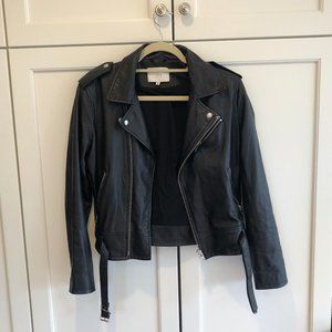 Black Leather IRO Jacket (Size EU40/USM)